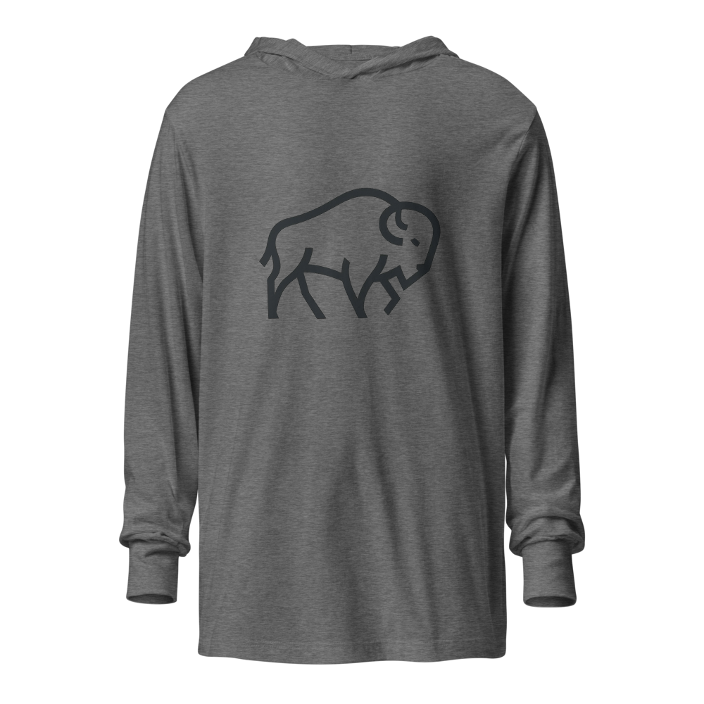 Bison Athletics Long-Sleeved Hoodie